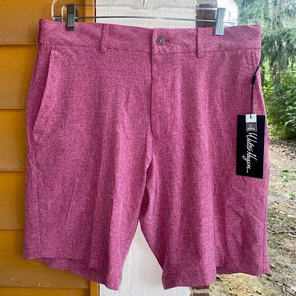 Walter Hagen Men's Size 32 Perfect 11 Majors 10" Golf Shorts (Berry Bloom) $70 - Picture 1 of 9